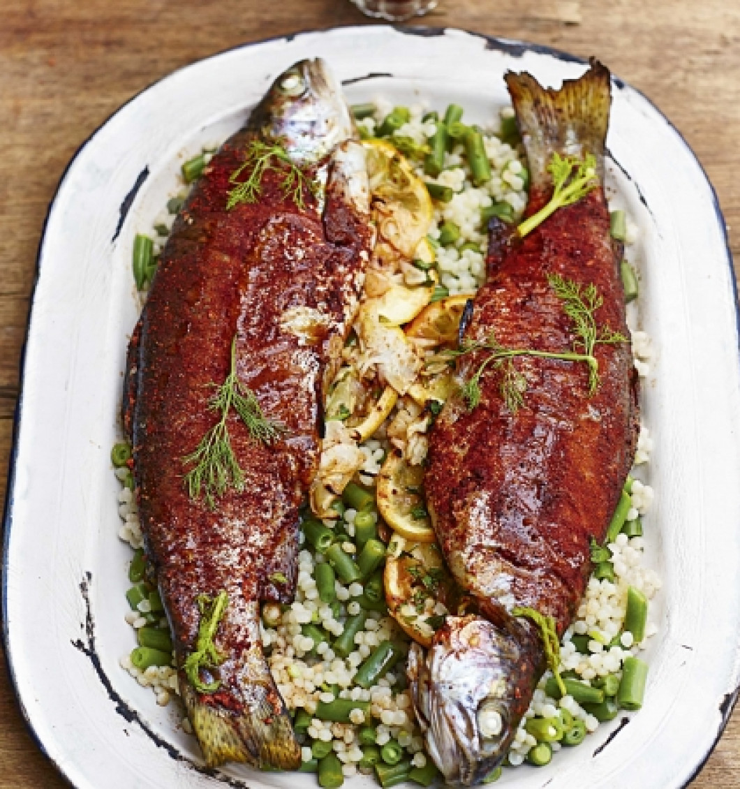 Spice-Rubbed Trout