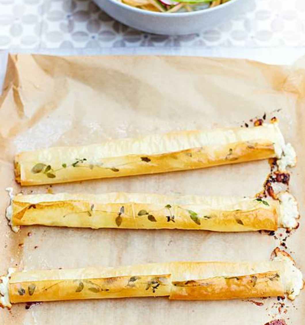 Baked Goat's Cheese Cigars