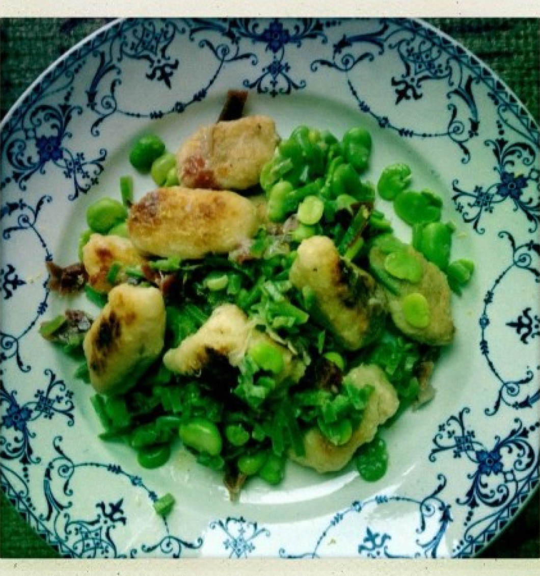 Pan-fried Gnocchi with Greens